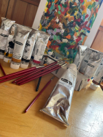 F23-Kids Kreativangebot: Pinsel & Pizza mit dem Künstler Albrecht Behmel